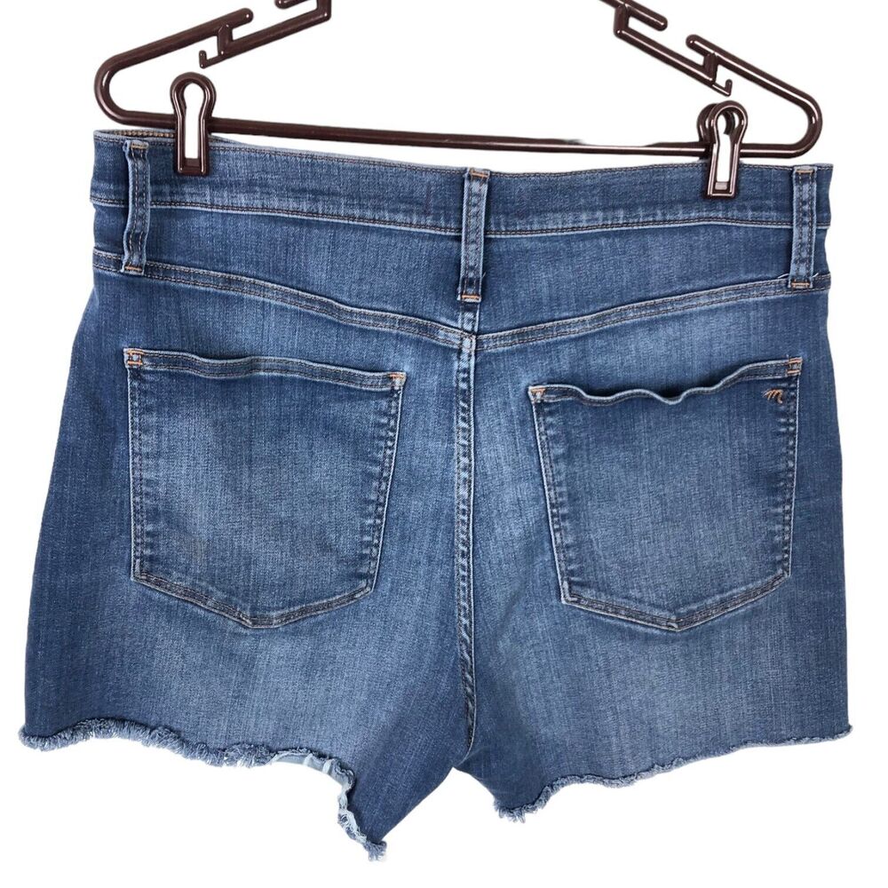 Madewell High Rise Denim Shorts Women's Size 31 Raw Hem - Picture 2 of 6